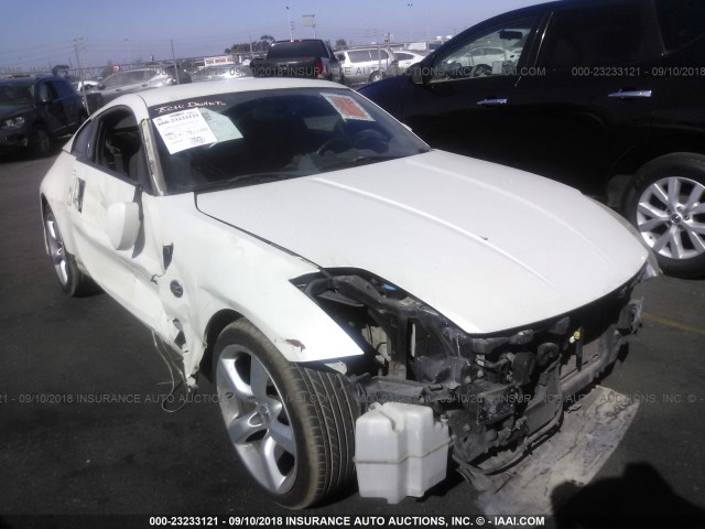 JN1AZ34D36M305389 - 2006 NISSAN 350Z COUPE WHITE photo 1