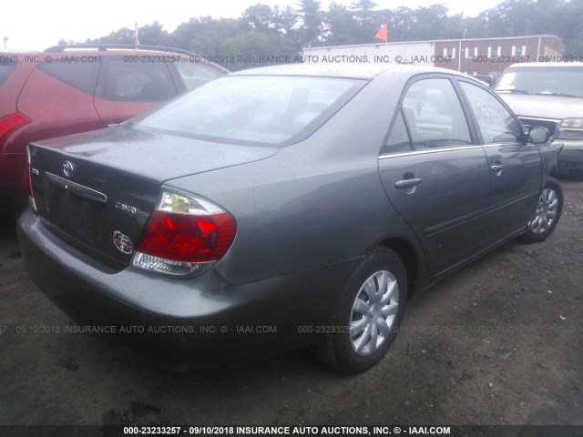 4T1BE32K06U676598 - 2006 TOYOTA CAMRY LE/XLE/SE GRAY photo 4