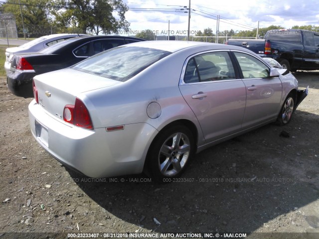 1G1ZC5E04AF192163 - 2010 CHEVROLET MALIBU 1LT SILVER photo 4