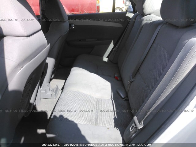 1G1ZC5E04AF192163 - 2010 CHEVROLET MALIBU 1LT SILVER photo 8