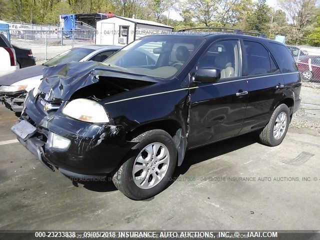 2HNYD18693H516311 - 2003 ACURA MDX TOURING BLACK photo 2