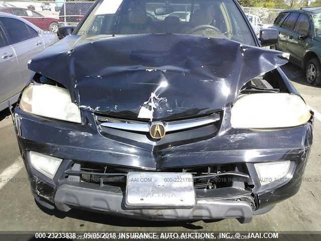 2HNYD18693H516311 - 2003 ACURA MDX TOURING BLACK photo 6