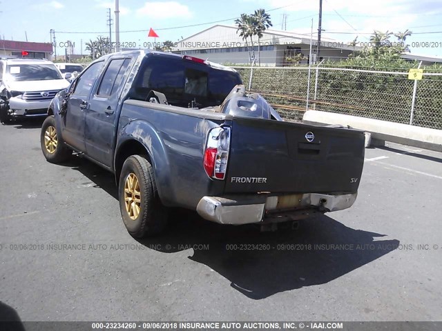 1N6AD0ER7EN730401 - 2014 NISSAN FRONTIER S/SV/SL/PRO-4X BLUE photo 3