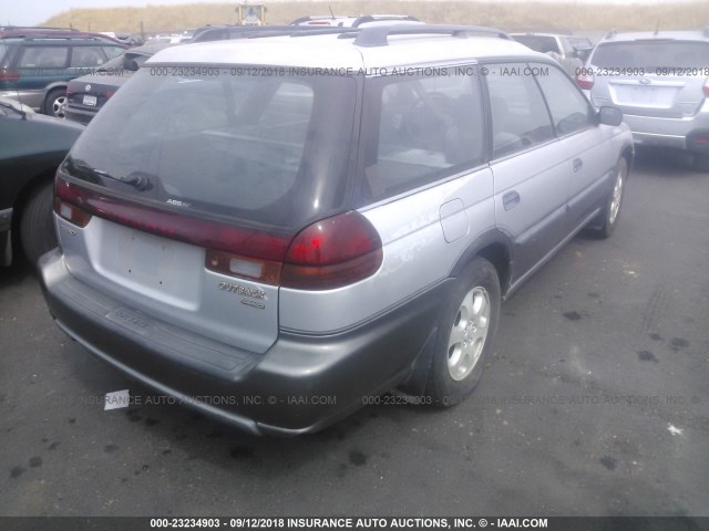 4S3BG685XX7606320 - 1999 SUBARU LEGACY OUTBACK/SSV/LIMITED/30TH TURQUOISE photo 4