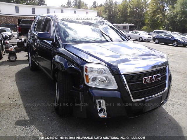 2GKALMEK3F6143526 - 2015 GMC TERRAIN SLE Dark Blue photo 1