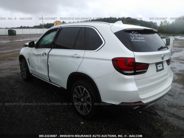 5UXKR2C53G0R70287 - 2016 BMW X5 SDRIVE35I WHITE photo 3
