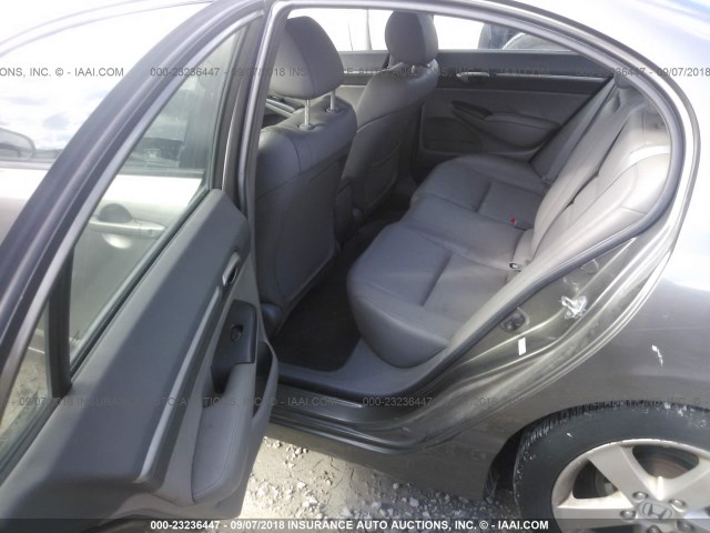 2HGFA16948H504109 - 2008 HONDA CIVIC EXL GRAY photo 8