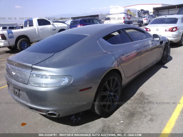 SCFHDDAJ3AAF00675 - 2010 ASTON MARTIN RAPIDE GRAY photo 4