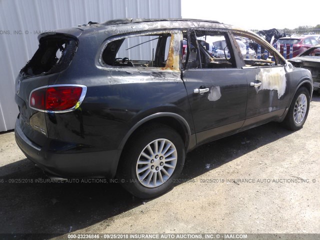 5GALRBED6AJ151223 - 2010 BUICK ENCLAVE CXL BLACK photo 4