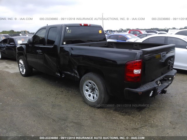 1GCRCREA3BZ421570 - 2011 CHEVROLET SILVERADO C1500  LS BLACK photo 3