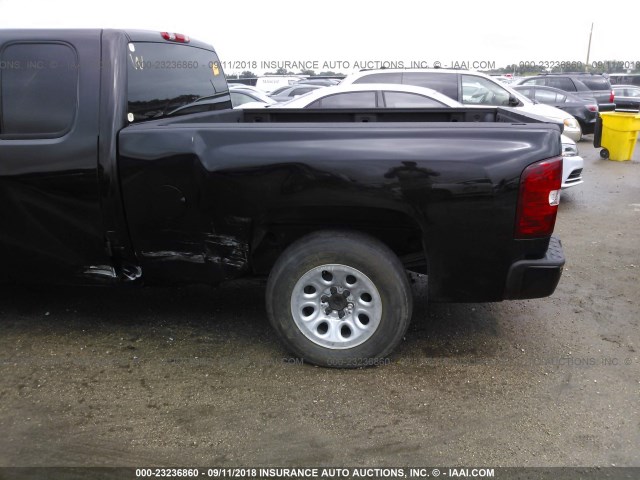 1GCRCREA3BZ421570 - 2011 CHEVROLET SILVERADO C1500  LS BLACK photo 6