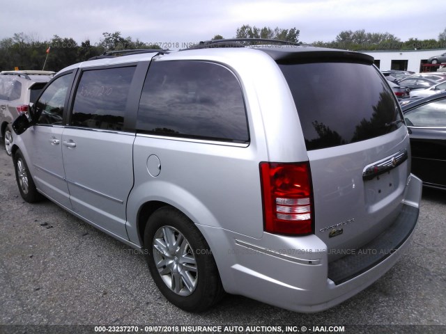 2A4RR5D17AR286508 - 2010 CHRYSLER TOWN & COUNTRY TOURING SILVER photo 3
