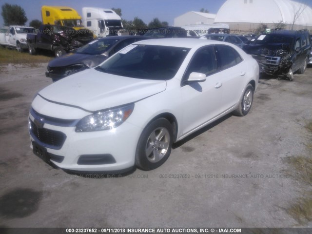 1G11C5SA7GF150623 - 2016 CHEVROLET MALIBU LIMITED LT WHITE photo 2