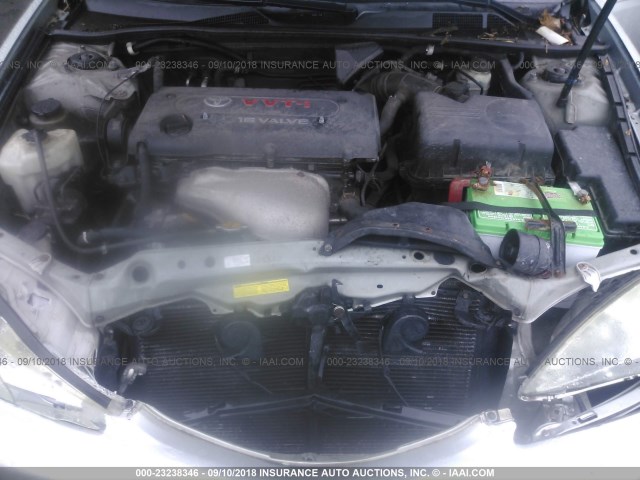 4T1BE32K14U332419 - 2004 TOYOTA CAMRY LE/XLE/SE SILVER photo 10