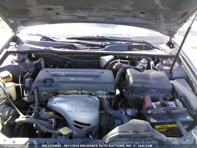 4T1BE32K33U238962 - 2003 TOYOTA CAMRY LE/XLE/SE BLUE photo 10