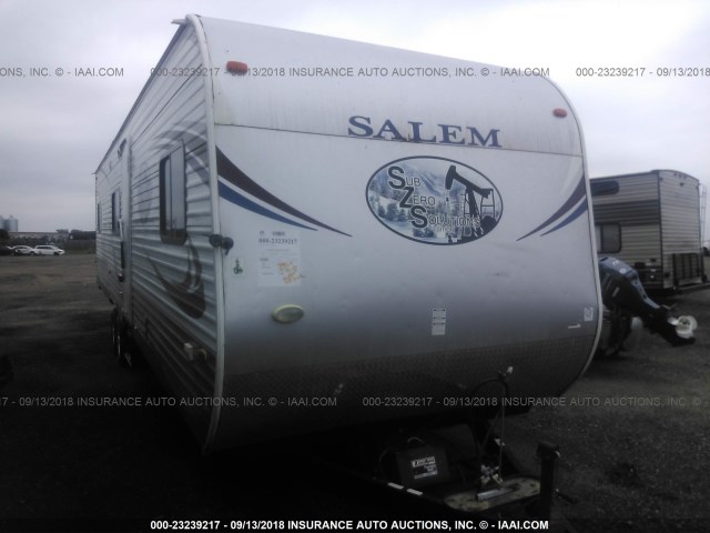 4X4TSML29CA304724 - 2012 FOREST RIVER SALEM SUB ZERO  WHITE photo 1