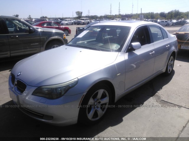 WBANW13548CZ72998 - 2008 BMW 535 I SILVER photo 2