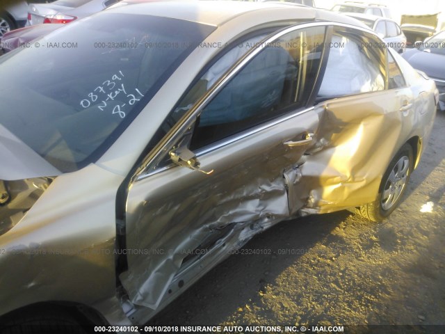 4T1BF3EK0AU087391 - 2010 TOYOTA CAMRY SE/LE/XLE GOLD photo 6