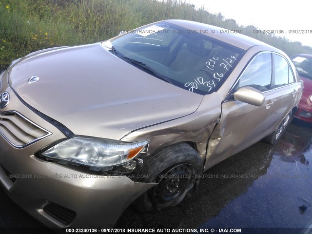 4T1BF3EK6AU013456 - 2010 TOYOTA CAMRY SE/LE/XLE GOLD photo 6