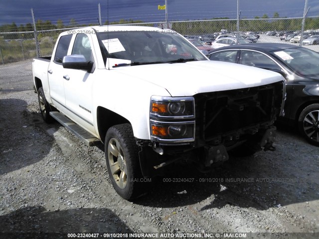 3GCUKSEC5EG328205 - 2014 CHEVROLET SILVERADO K1500 LTZ WHITE photo 1