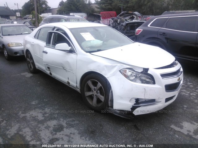 1G1ZC5E10BF170946 - 2011 CHEVROLET MALIBU 1LT WHITE photo 1