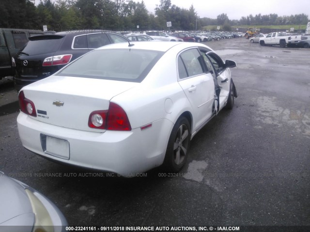 1G1ZC5E10BF170946 - 2011 CHEVROLET MALIBU 1LT WHITE photo 4