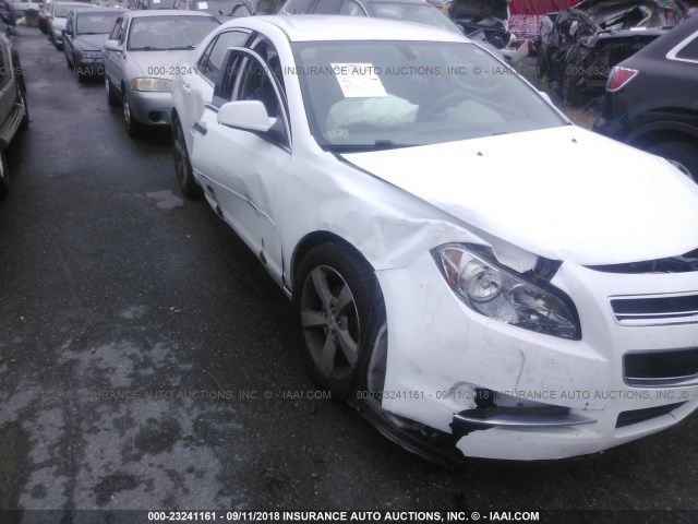 1G1ZC5E10BF170946 - 2011 CHEVROLET MALIBU 1LT WHITE photo 6