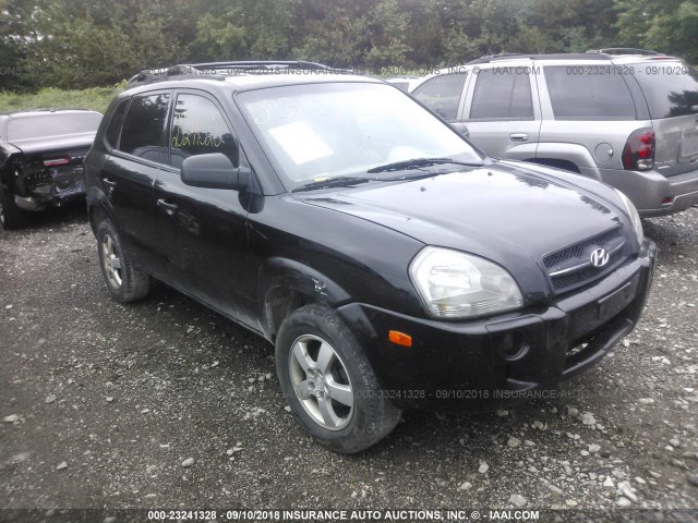 KM8JM12B45U138519 - 2005 HYUNDAI TUCSON GL BLACK photo 1