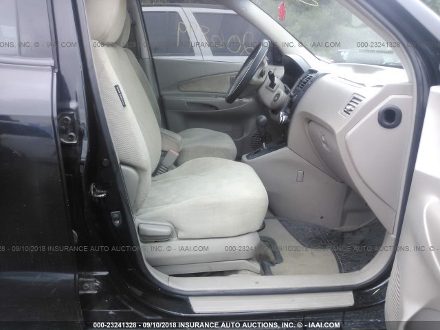 KM8JM12B45U138519 - 2005 HYUNDAI TUCSON GL BLACK photo 5
