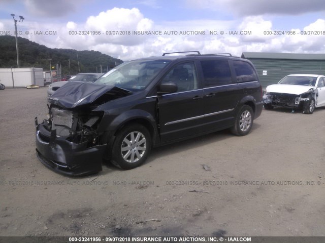 2C4RC1BG4FR588076 - 2015 CHRYSLER TOWN & COUNTRY TOURING ნაცრისფერი ფოტო 2