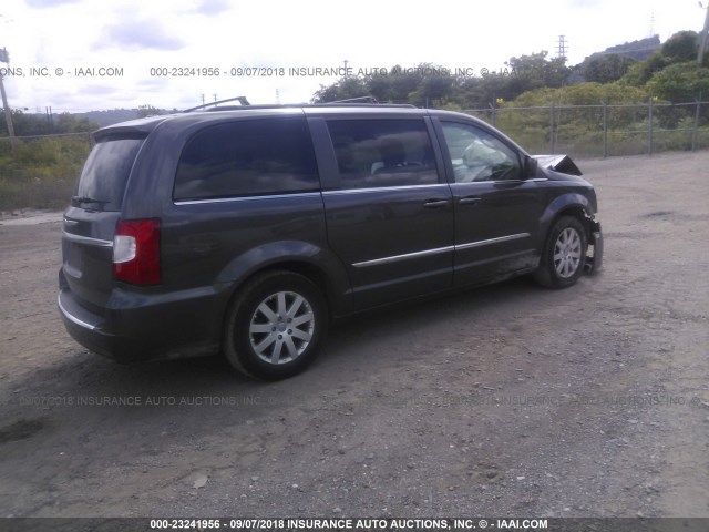 2C4RC1BG4FR588076 - 2015 CHRYSLER TOWN & COUNTRY TOURING ნაცრისფერი ფოტო 4