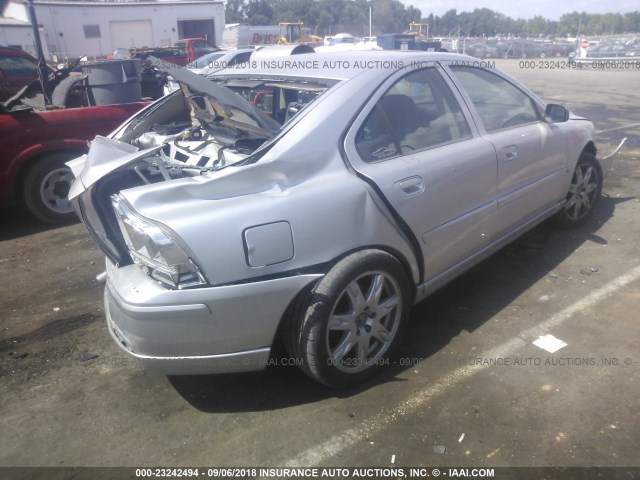 YV1RS592262506472 - 2006 VOLVO S60 2.5T SILVER photo 4