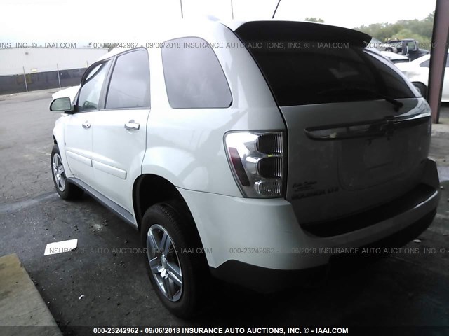 2CNDL83FX86298739 - 2008 CHEVROLET EQUINOX LTZ WHITE photo 3