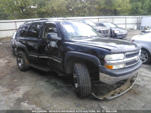 1GNEC13T75R224708 - 2005 CHEVROLET TAHOE C1500 BLACK photo 1