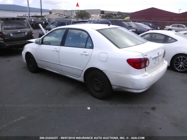 1NXBR32E76Z683000 - 2006 TOYOTA COROLLA CE/LE/S WHITE photo 3