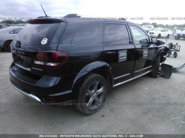 3C4PDCGB4FT727746 - 2015 DODGE JOURNEY CROSSROAD BLACK photo 4