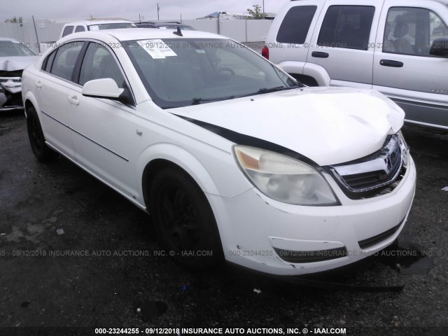 1G8ZS57N58F162838 - 2008 SATURN AURA XE WHITE photo 1