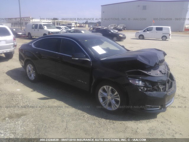 2G1125S39E9296547 - 2014 CHEVROLET IMPALA LT BLACK photo 1