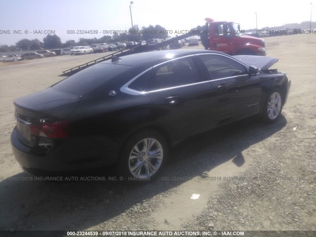 2G1125S39E9296547 - 2014 CHEVROLET IMPALA LT BLACK photo 4