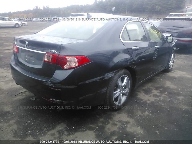 JH4CU2F41CC029760 - 2012 ACURA TSX GRAY photo 4