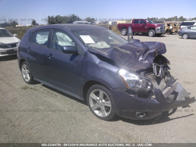 5Y2SM6E06AZ401073 - 2010 PONTIAC VIBE PURPLE photo 1