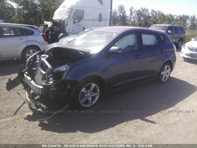 5Y2SM6E06AZ401073 - 2010 PONTIAC VIBE PURPLE photo 2