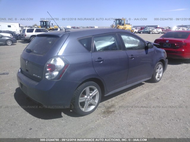 5Y2SM6E06AZ401073 - 2010 PONTIAC VIBE PURPLE photo 4