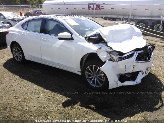 19UUB1F59JA002623 - 2018 ACURA TLX TECH WHITE photo 1