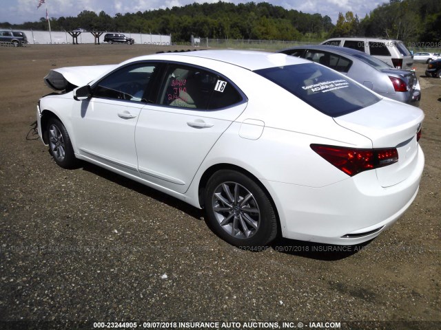 19UUB1F59JA002623 - 2018 ACURA TLX TECH WHITE photo 3