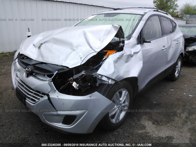 KM8JU3AC6CU377122 - 2012 HYUNDAI TUCSON GLS/LIMITED 银色 照片 2