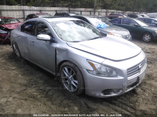 1N4AA51E29C847807 - 2009 NISSAN MAXIMA S/SV SILVER photo 1