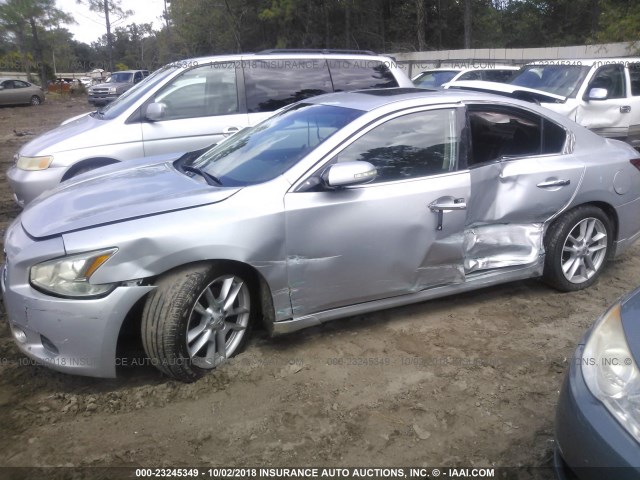 1N4AA51E29C847807 - 2009 NISSAN MAXIMA S/SV SILVER photo 6