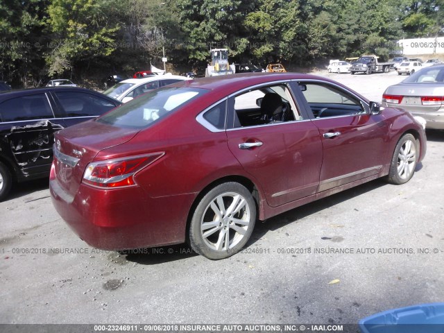 1N4BL3AP3DC126053 - 2013 NISSAN ALTIMA 3.5S/3.5SV/3.5SL RED photo 4