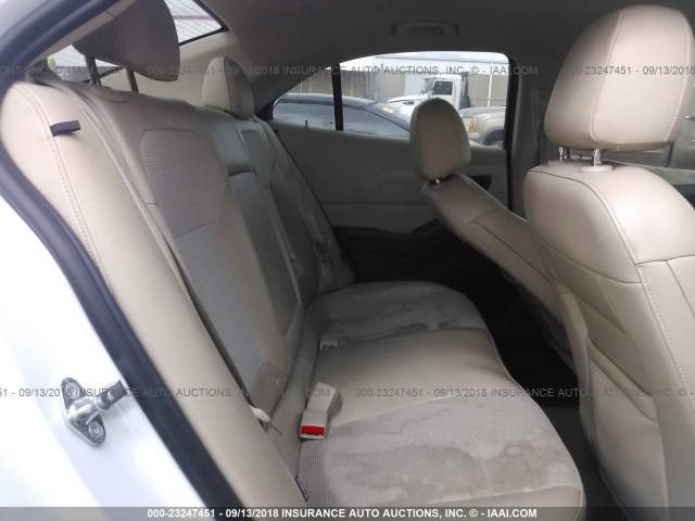 1G11C5SL6FF338789 - 2015 CHEVROLET MALIBU 1LT WHITE photo 8
